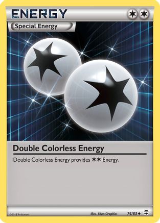 Double Colorless Energy (74/83) [XY: Generations] Reverse Holofoil