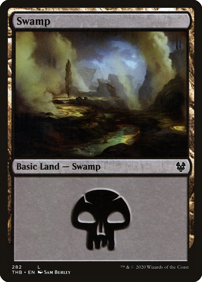 Swamp (282) [Theros Beyond Death] Foil