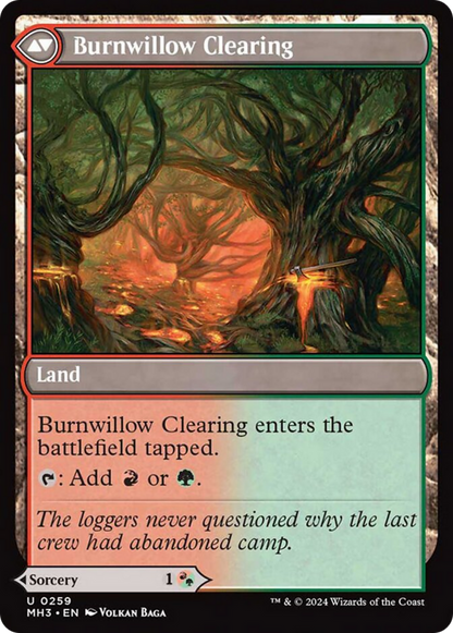 Stump Stomp // Burnwillow Clearing [Modern Horizons 3] Foil