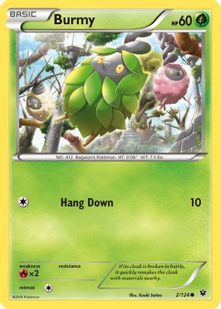 Burmy (2/124) [XY: Fates Collide] Reverse Holofoil