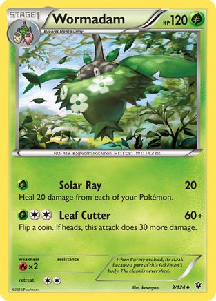 Wormadam (3/124) [XY: Fates Collide] Reverse Holofoil
