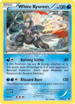 White Kyurem (21/124) [XY: Fates Collide] Reverse Holofoil