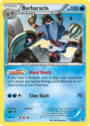 Barbaracle (23/124) [XY: Fates Collide] Reverse Holofoil
