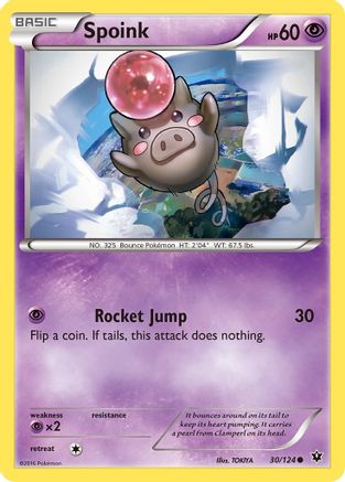 Spoink (30/124) [XY: Fates Collide] Reverse Holofoil