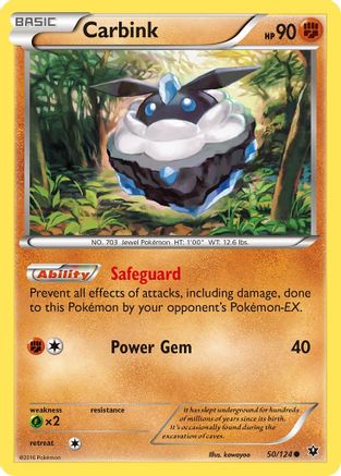 Carbink (50/124) [XY: Fates Collide] Reverse Holofoil