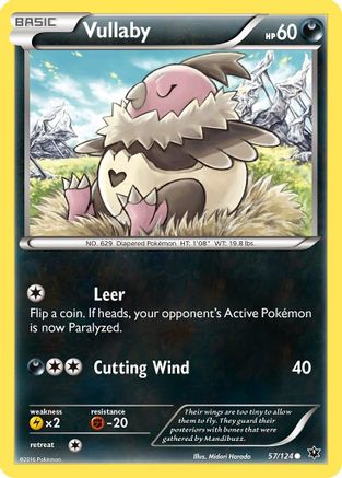 Vullaby (57/124) [XY: Fates Collide] Reverse Holofoil