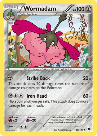 Wormadam (59/124) [XY: Fates Collide] Reverse Holofoil