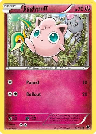 Jigglypuff (65/124) [XY: Fates Collide] Reverse Holofoil