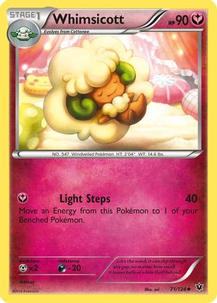 Whimsicott (71/124) [XY: Fates Collide] Reverse Holofoil