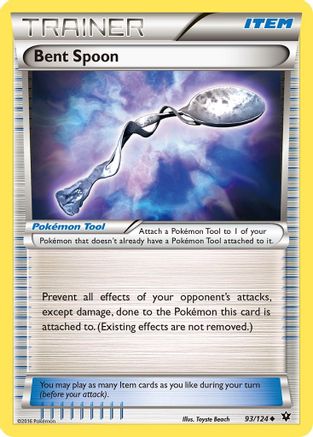 Bent Spoon (93/124) [XY: Fates Collide] Reverse Holofoil