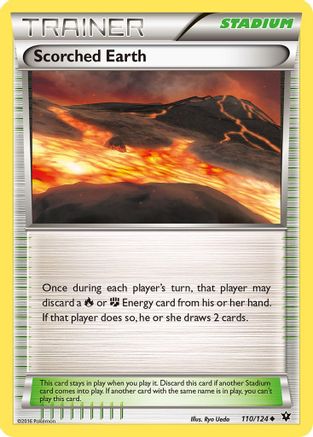Scorched Earth (110/124) [XY: Fates Collide] Reverse Holofoil