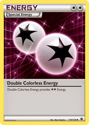 Double Colorless Energy (114/124) [XY: Fates Collide] Reverse Holofoil