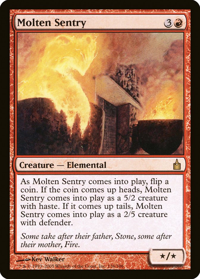 Molten Sentry [Ravnica: City of Guilds] Foil