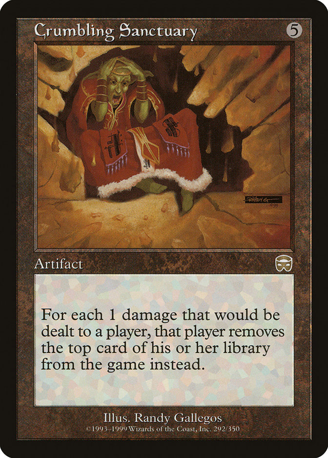 Crumbling Sanctuary [Mercadian Masques] Foil