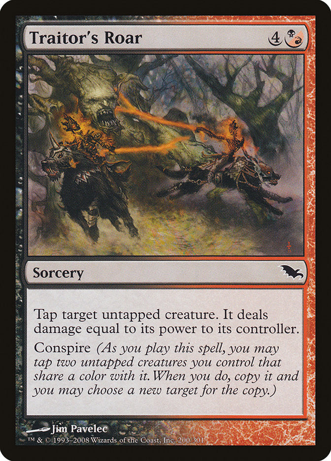 Traitor's Roar [Shadowmoor] Foil