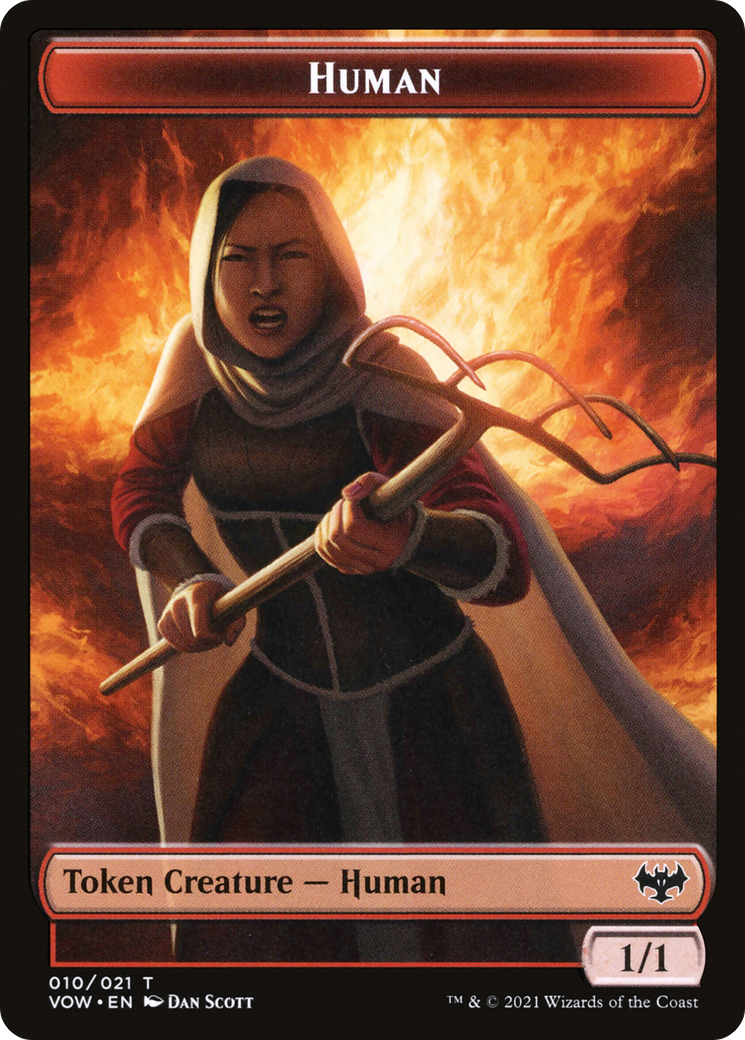 Human  [Innistrad: Crimson Vow Tokens] Foil
