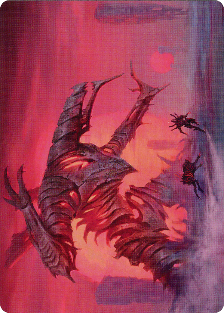Red Sun's Twilight // Red Sun's Twilight  [Phyrexia: All Will Be One Art Series] (Borderless) Foil