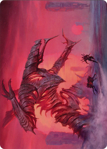 Red Sun's Twilight // Red Sun's Twilight  [Phyrexia: All Will Be One Art Series] (Borderless) Foil