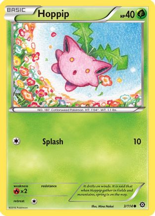 Hoppip (3/114) [XY: Steam Siege] Reverse Holofoil