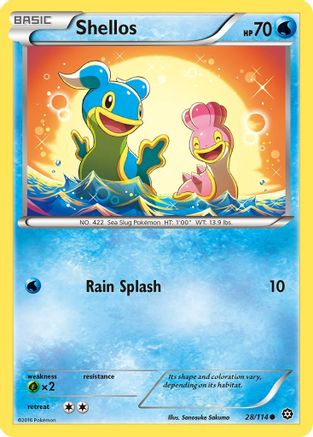 Shellos (28/114) [XY: Steam Siege] Reverse Holofoil