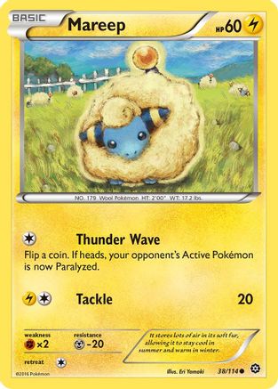 Mareep (38/114) [XY: Steam Siege] Reverse Holofoil