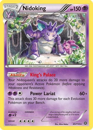 Nidoking (45/114) [XY: Steam Siege] Reverse Holofoil