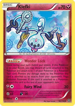 Klefki (80/114) [XY: Steam Siege] Reverse Holofoil
