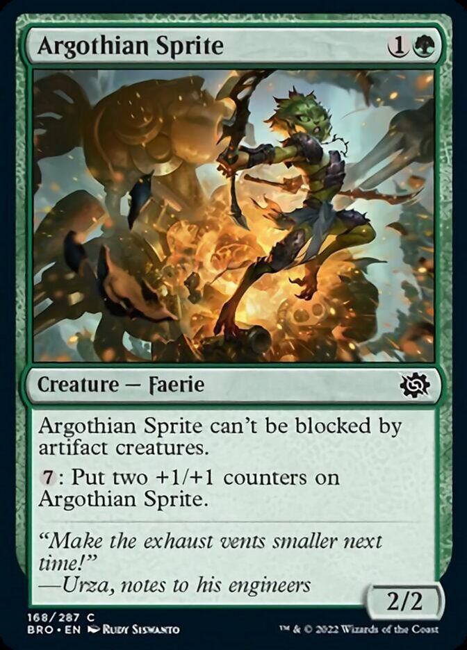 Argothian Sprite [The Brothers' War] Foil