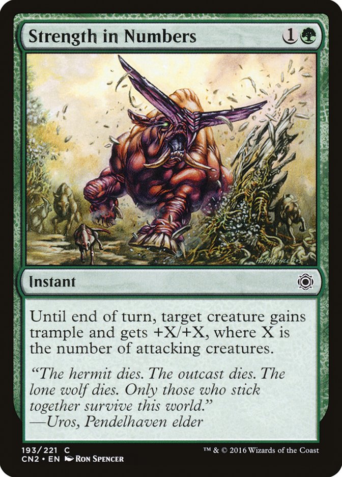 Strength in Numbers [Conspiracy: Take the Crown] Foil