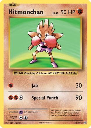 Hitmonchan (62/108) [XY: Evolutions] Reverse Holofoil