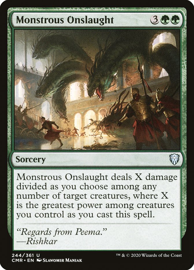 Monstrous Onslaught [Commander Legends] Foil