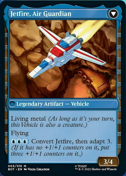 Jetfire, Ingenious Scientist // Jetfire, Air Guardian [Transformers] Foil