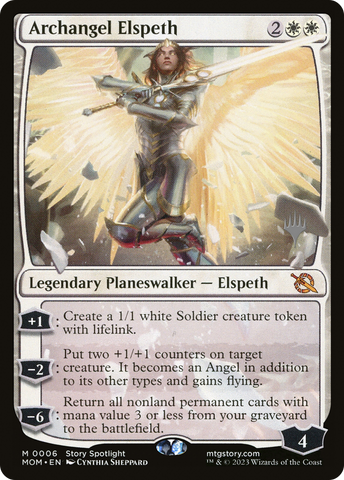 Archangel Elspeth (Promo Pack) [March of the Machine Promos]