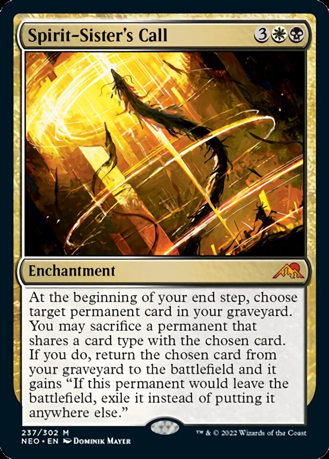 Spirit-Sister's Call [Kamigawa: Neon Dynasty] Foil
