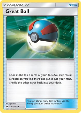 Great Ball (119/149) [Sun & Moon: Base Set] Reverse Holofoil