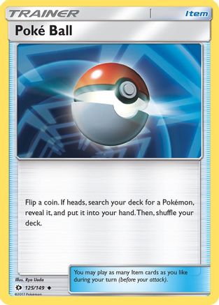 Poke Ball (125/149) [Sun & Moon: Base Set] Reverse Holofoil