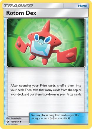 Rotom Dex (131/149) [Sun & Moon: Base Set] Reverse Holofoil