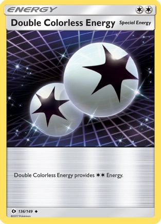 Double Colorless Energy (136/149) [Sun & Moon: Base Set] Reverse Holofoil