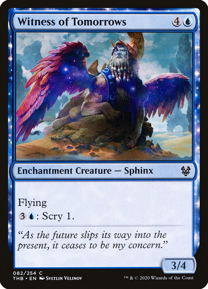 Witness of Tomorrows [Theros Beyond Death] Foil