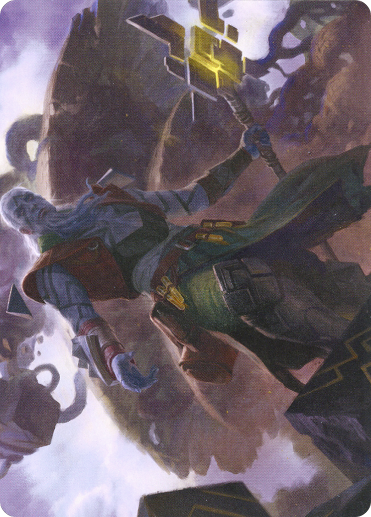 Orah, Skyclave Hierophant // Orah, Skyclave Hierophant  [Zendikar Rising Art Series] (Borderless) Foil