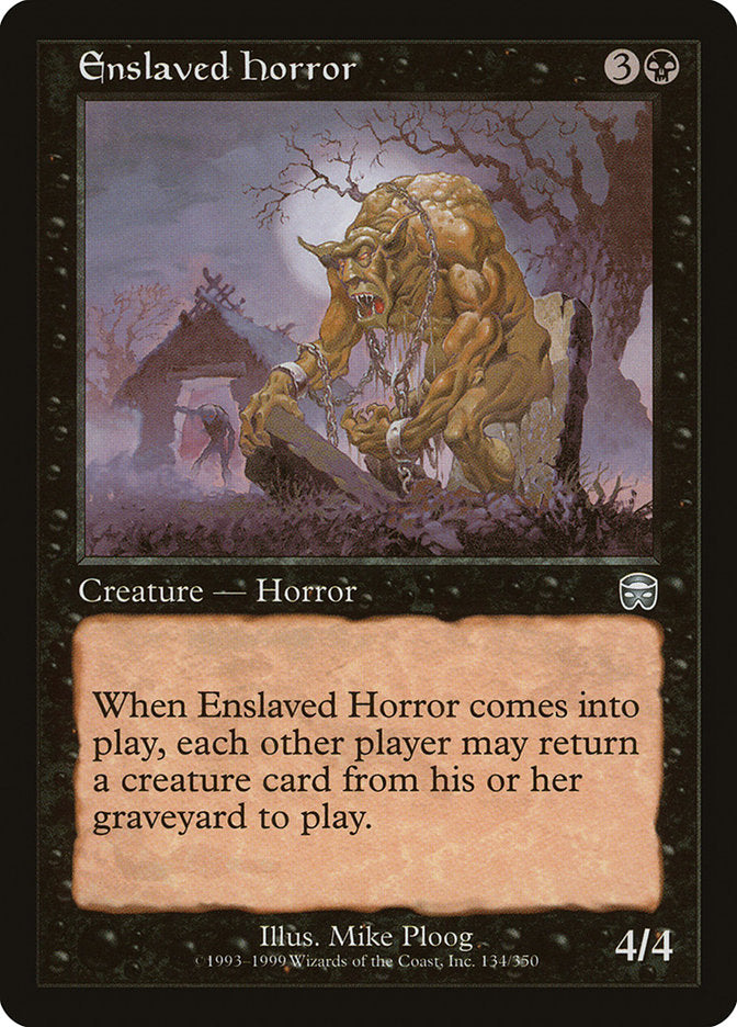 Enslaved Horror [Mercadian Masques] Foil
