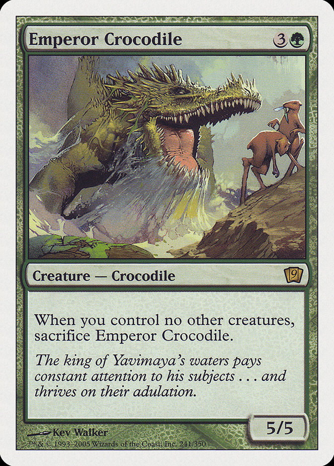 Emperor Crocodile [Ninth Edition] Foil