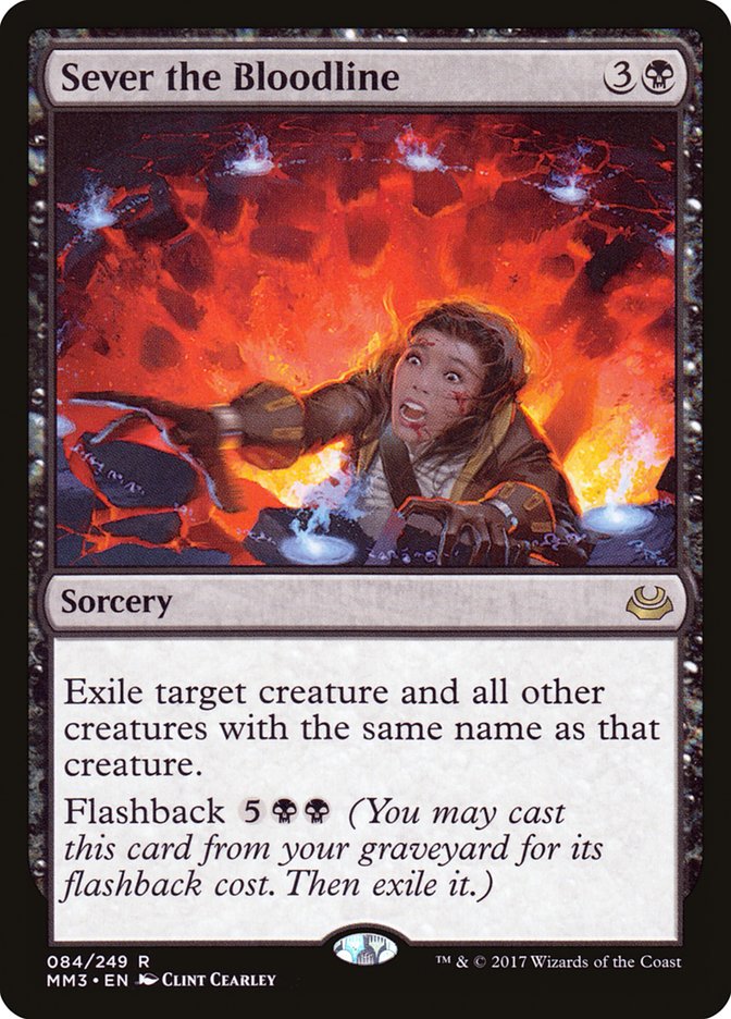 Sever the Bloodline [Modern Masters 2017] Foil
