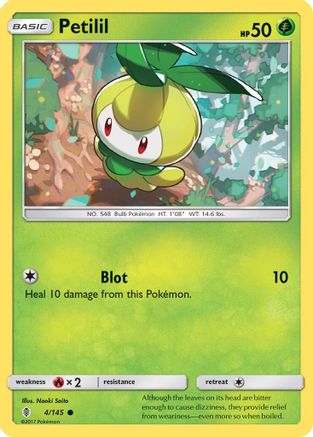 Petilil (4/145) [Sun & Moon: Guardians Rising] Reverse Holofoil