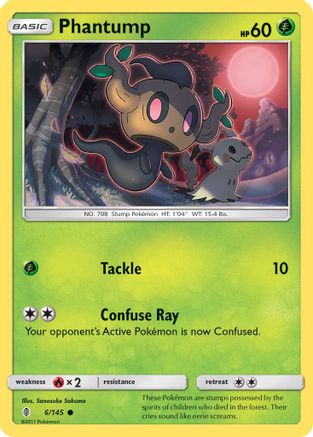 Phantump (6/145) [Sun & Moon: Guardians Rising] Reverse Holofoil