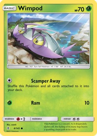Wimpod (8/145) [Sun & Moon: Guardians Rising] Reverse Holofoil