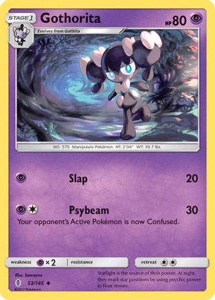 Gothorita (53/145) [Sun & Moon: Guardians Rising] Reverse Holofoil