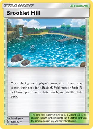 Brooklet Hill (120/145) [Sun & Moon: Guardians Rising] Reverse Holofoil