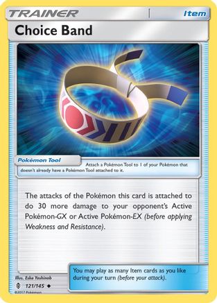 Choice Band (121/145) [Sun & Moon: Guardians Rising] Reverse Holofoil