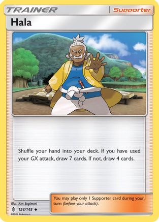 Hala (126/145) [Sun & Moon: Guardians Rising] Reverse Holofoil